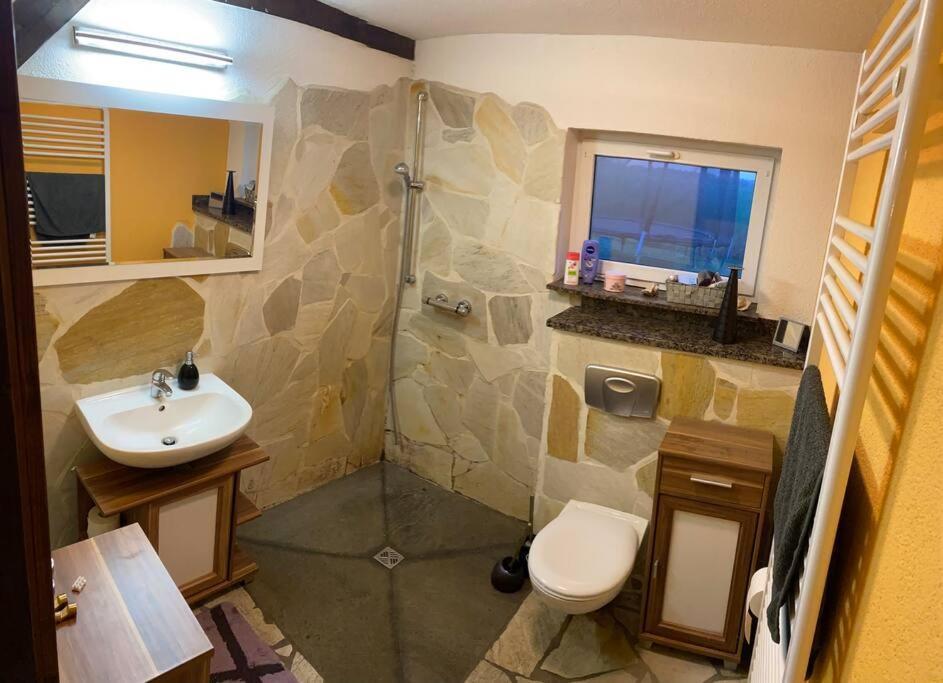 Schicke Wohnung Im Grunen Dreiheide Dış mekan fotoğraf