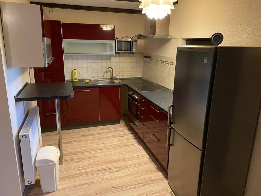 Schicke Wohnung Im Grunen Dreiheide Dış mekan fotoğraf